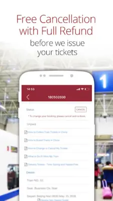 China Train Booking android App screenshot 0