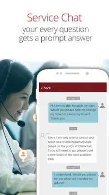 China Train Booking android App screenshot 1